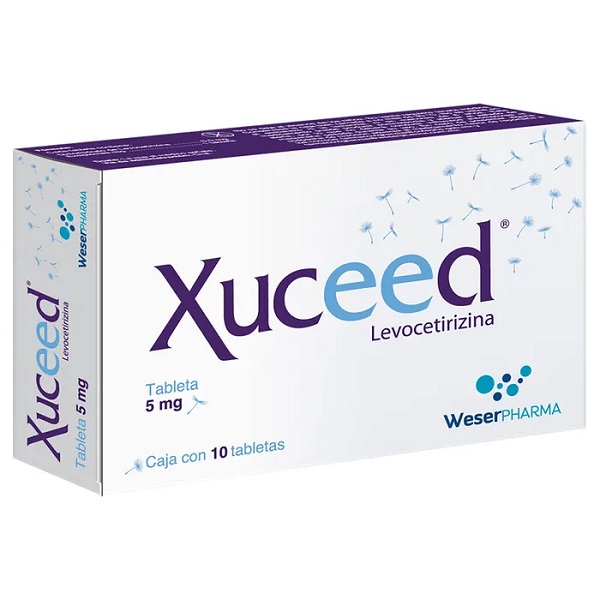 Xucced (Levocetirizina) 5mg 20 Tabletas