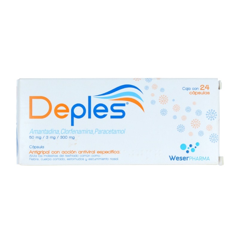 Deples Antigripal 24 Cápsulas