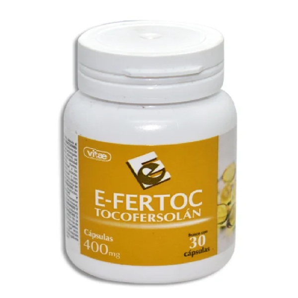 E-Fertoc Vitamina E 400mg 30 Cápsulas