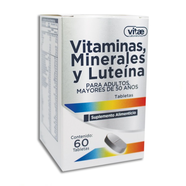 Vitae Vitaminas, Minerales y Luteína 60 Tabletas