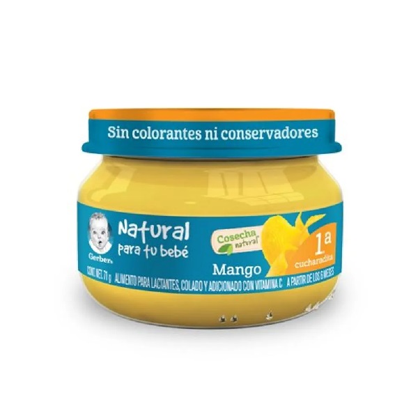 Gerber Cosecha Natural Mango Etapa 1