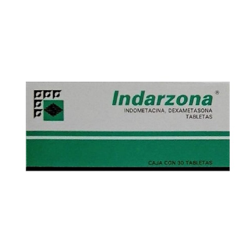 Indarzona Indometacina/Dexametasona 30 Cápsulas