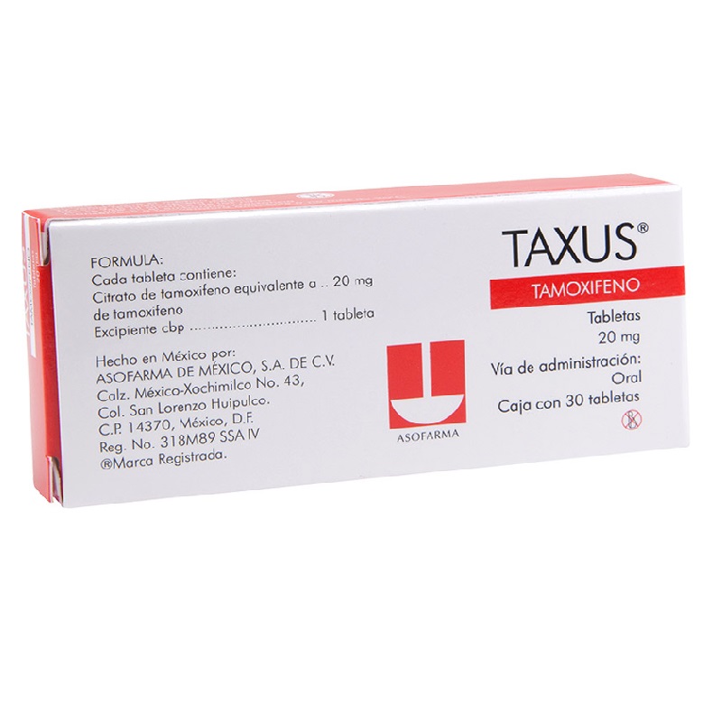 Taxus Tamoxifeno 20mg 30 Tabletas