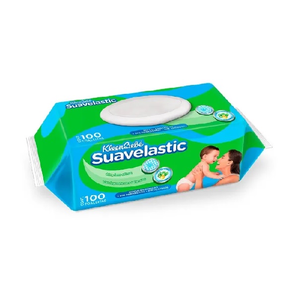 Kleenbebe Suavelastic Toallitas Húmedas 100 Piezas