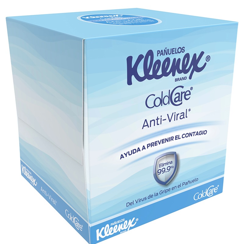 Kleenex Cold Care Anti-Viral 80 Pañuelos