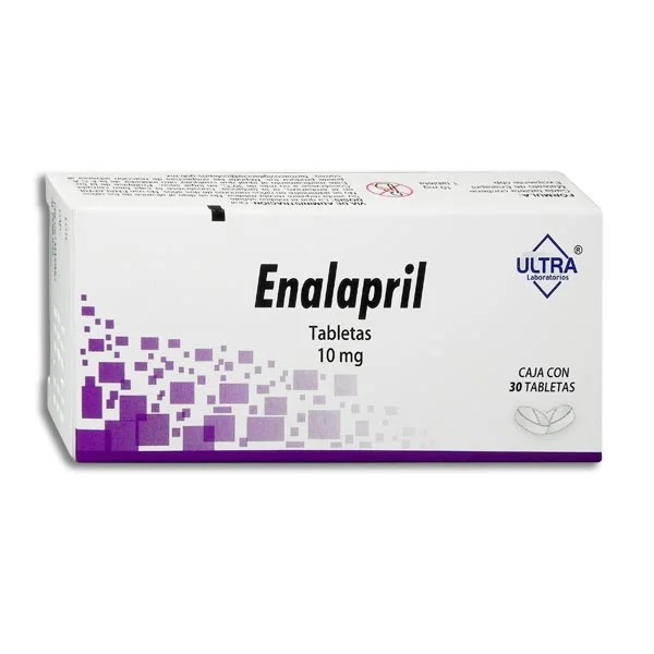 Ultra Enalapril 10mg 30 Tabletas