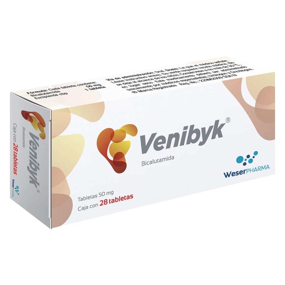 Venibyk Bicalutamida 50mg 28 Tabletas