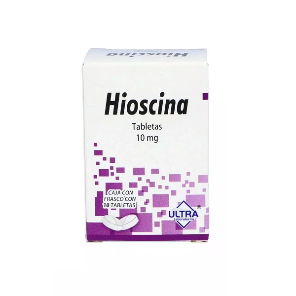 Ultra Hioscina 10mg 10 Tabletas