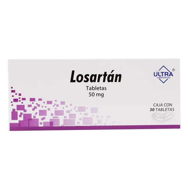 Ultra Losartan 50mg  30 Tabletas