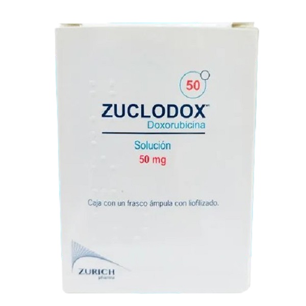 Zuclodox (Doxorubicina) Solución Inyectable 5ml