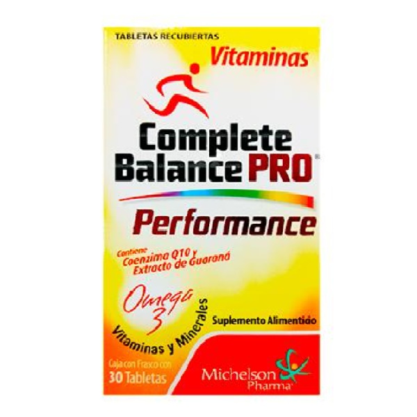 Complement Balance Pro Performance Suplemento Alimenticio 30 Cápsulas