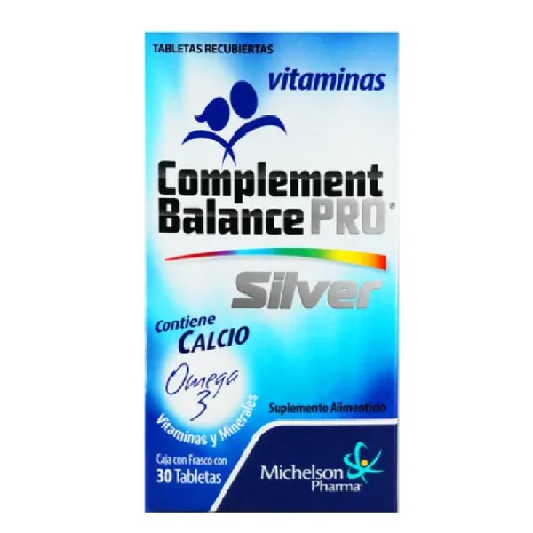 Complement Balance Pro Silver Suplemento Alimenticio 30 Cápsulas