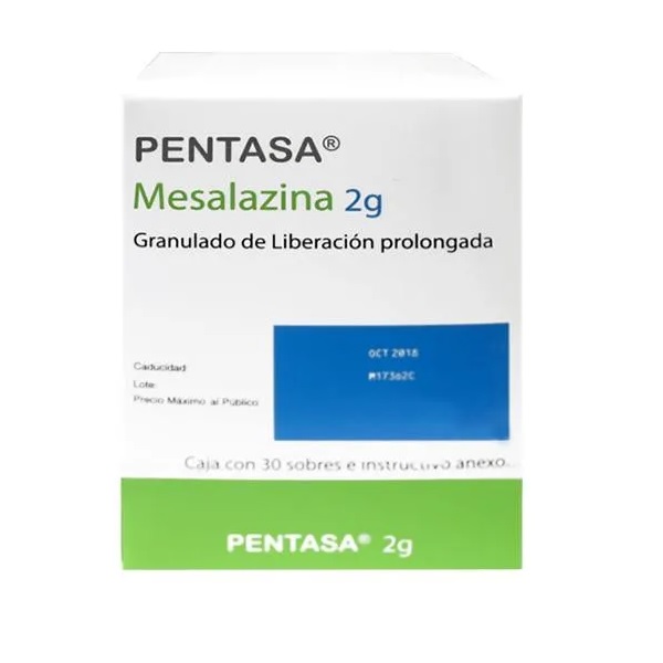 Pentasa (Mesalazina) 2g Granulado 30 Sobres