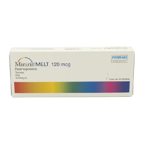 Minirin Melt (Desmopresina) 120 mcg 30 Tabletas