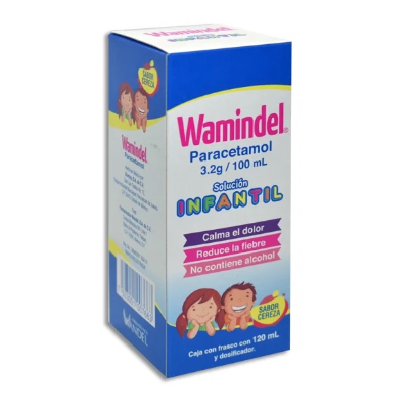 Wamindel Infantil (Paracetamol) Suspensión 120ml