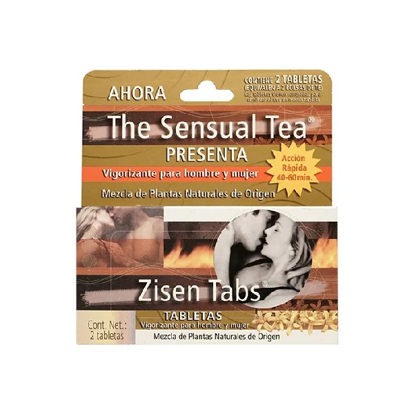 The Sensual Tea Zisen Tabs 2 Tabletas