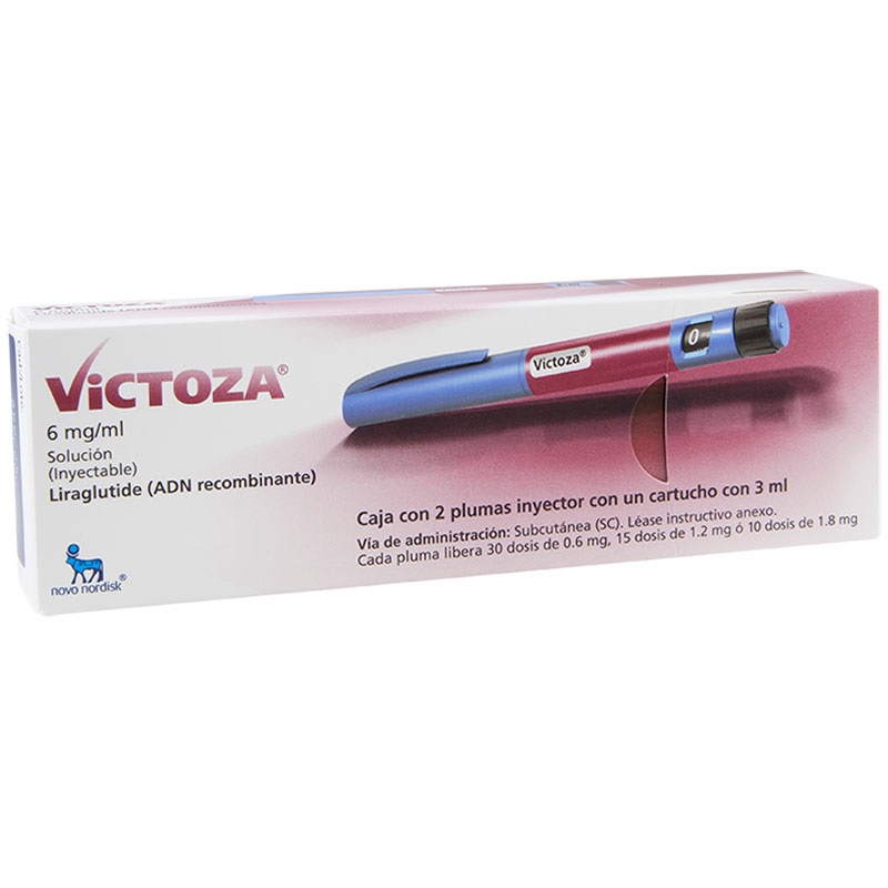 Victoza Liraglutida 2 Plumas Precargadas 6ml