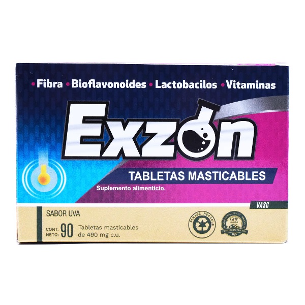 Exzon Suplemento Alimenticio 90 Tabletas