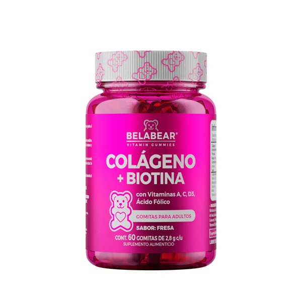 Colageno + Biotina Suplemento Alimenticio 60 Gomitas