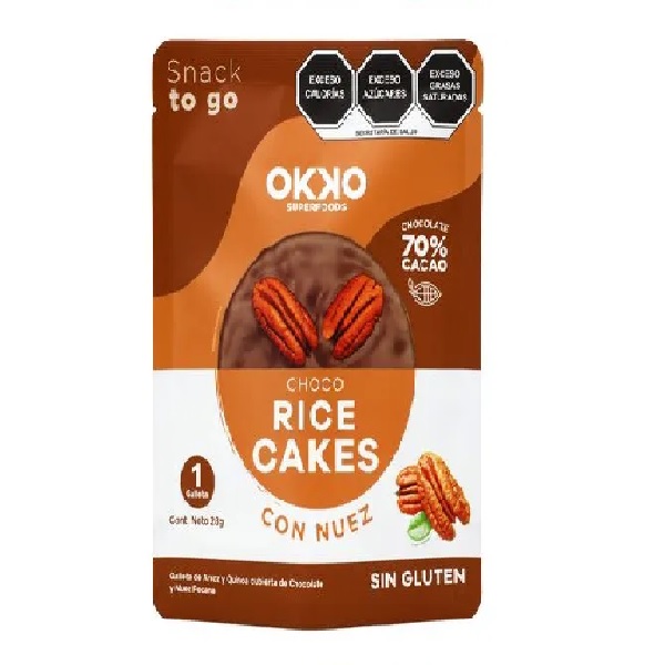 Choco Rice Cakes Nuez 28g