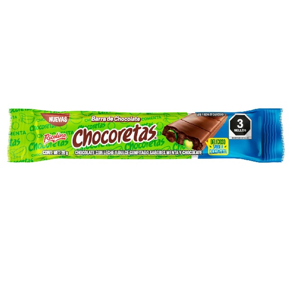 Chocoretas Barra 20g