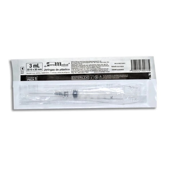 Sensimedical Jeringa 22x32mm 3ml