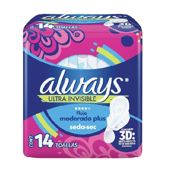 Always Ultra Invisible 14 Piezas