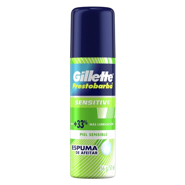 Gillette Prestobarba Sensitive Espuma Para Afeitar