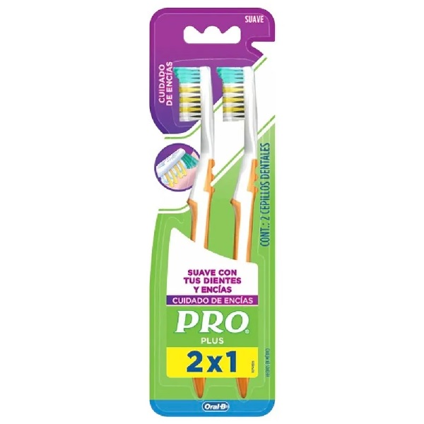 Pro Cuidado Encías Cepillo Dental 2 Piezas