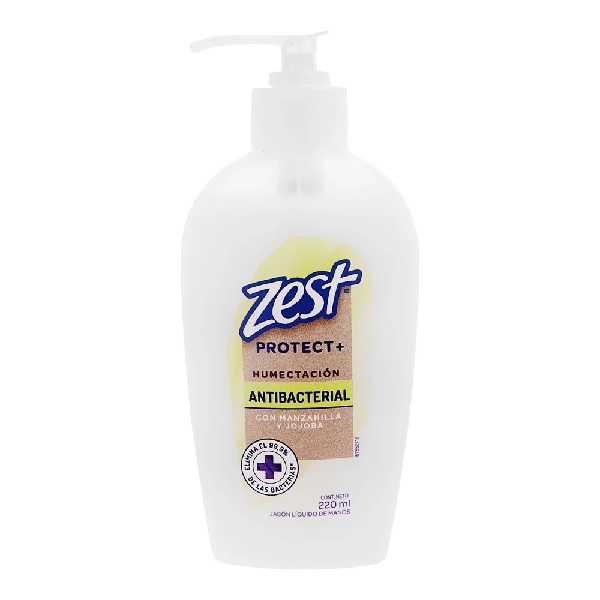 Zest Protect Jabón Antibacterial Manzanila y Jojoba 220ml