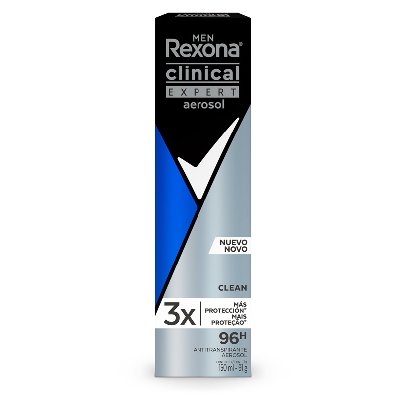 Rexona Clinical Expert Men Antitranspirante en Aerosol