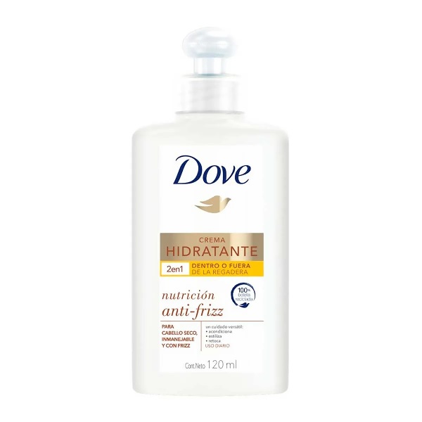 Dove Nutrición Anti-frizz Crema Para Peinar 120ml