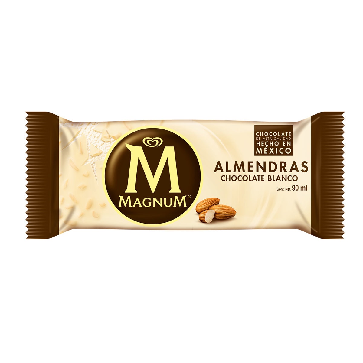 Holanda Magnum Chocolate Blanco Con Almendras 90ml