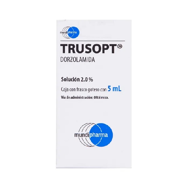 Trusopt (Dorzolamida) 20mg Solución Oftálmica 5ml