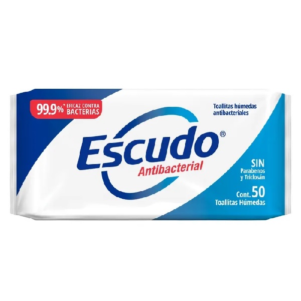 Escudo Toallitas Desinfectantes 50 Piezas