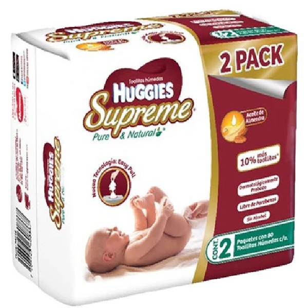 Huggies Supreme Toallitas Húmedas Proteccion Delicada