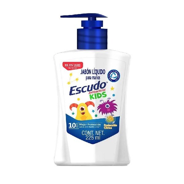 Escudo Kids Jabón Líquido Para Manos 225ml