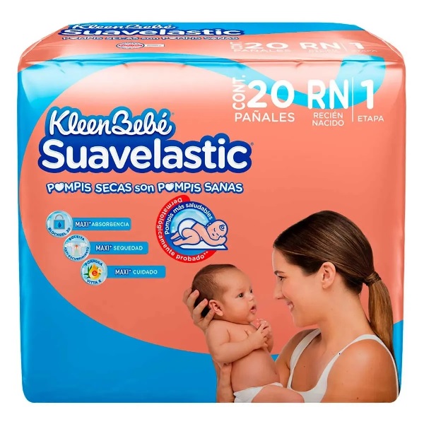 Kleenbebe Suavelastic Pañales RN  40 Piezas