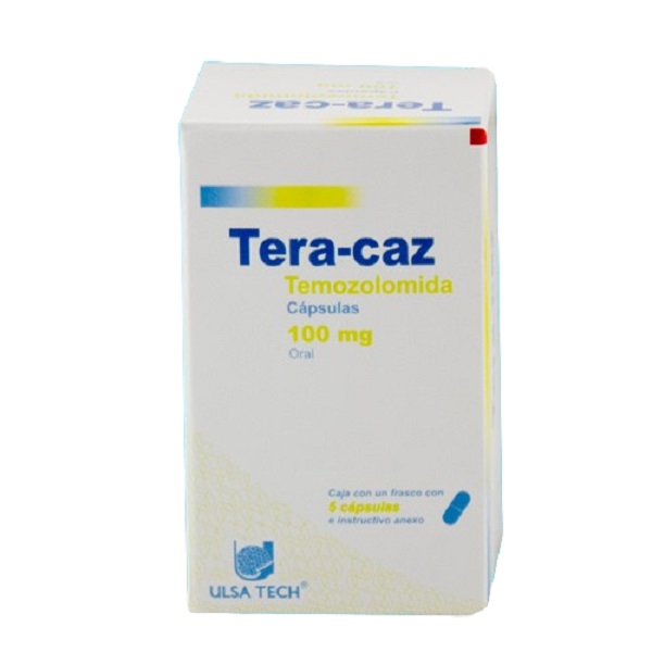 Tera-caz (Temozolomida) 100mg 5 Tabletas