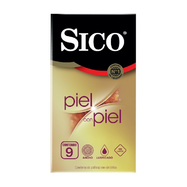 Sico Piel Con Piel Preservativos 9 Piezas