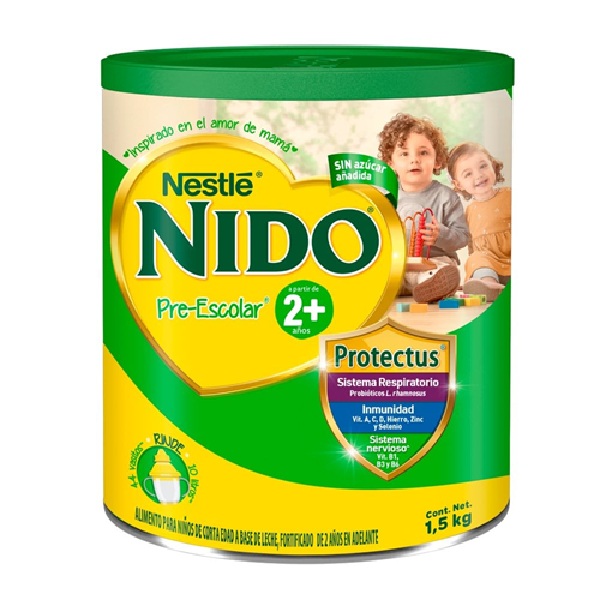Nido Kibder Pre-escolar Leche En Polvo 1,5kg