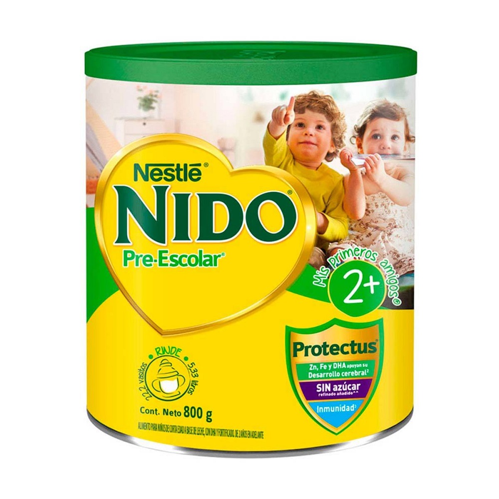 Nido Alimento Para Niños de Corta Edad Pre Escolar 2 +