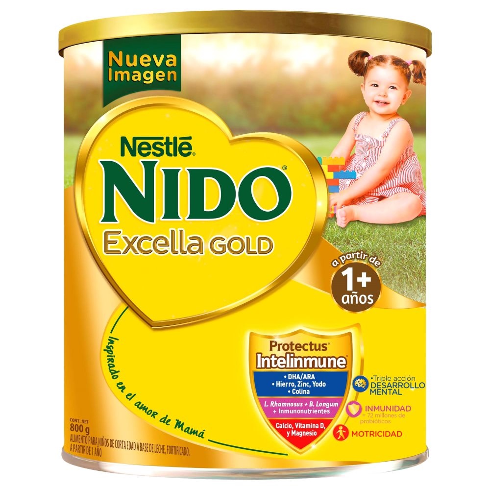 Nido Excella Gold Leche En Polvo  800g