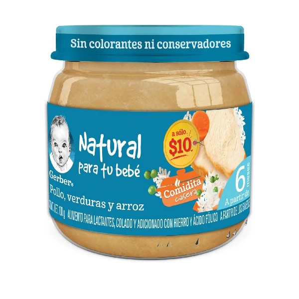 Gerber Pollo Verdura Y Arroz 100g