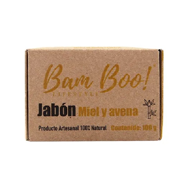 Bam Boo Jabón Miel Y Avena 100g
