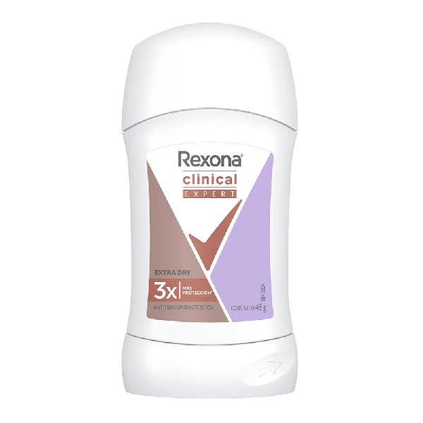 Desodorante Rexona Clinical Expert Antitranspirante Stick