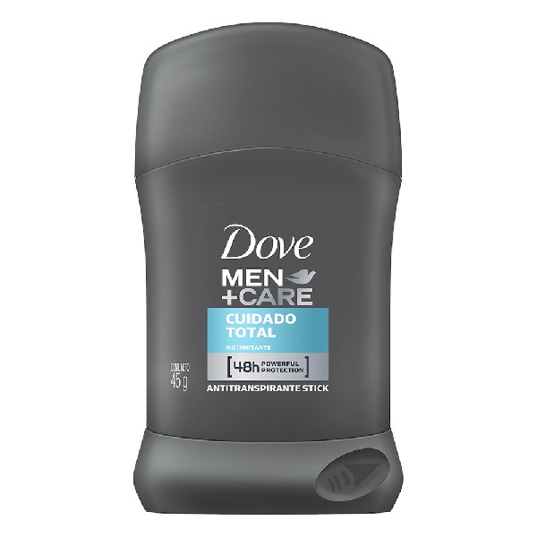 Dove Men Care Antitranspirante en Barra 48 h para hombre, Cuidado Total