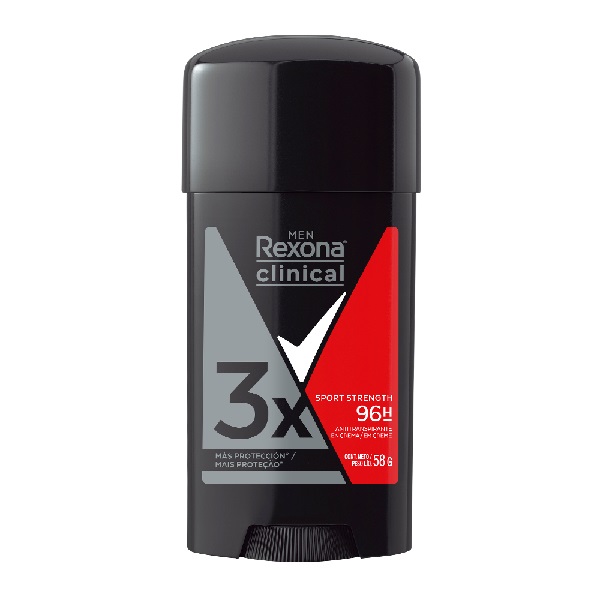 Rexona Clinical Sport Strength 3x Antitranspirante en Crema