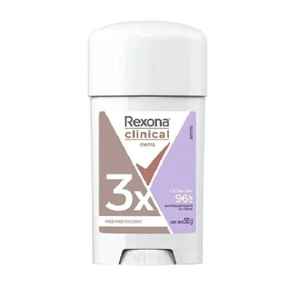 Rexona Clinical Extra Dry Antitranspirante en Crema
