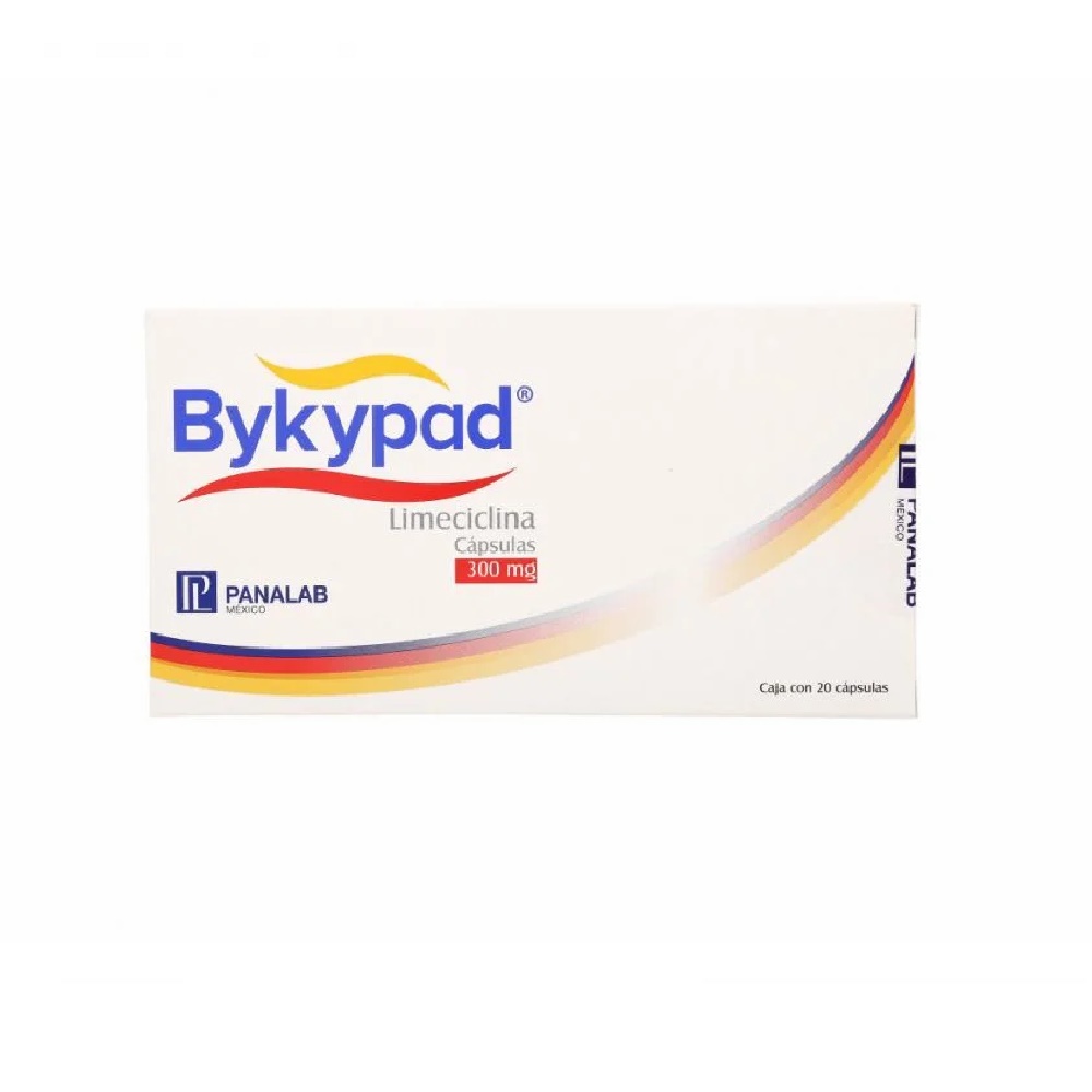 Bykypad Limeciclina 300mg 20 Cápsulas